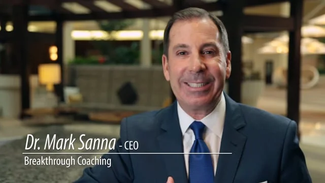 Dr. Mark Sanna speaking in the Breakthrough Coaching introduction video
