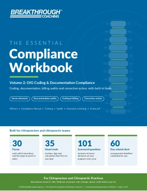 The Essential Compliance Workbook – Volume 2: OIG Coding & Documentation Compliance